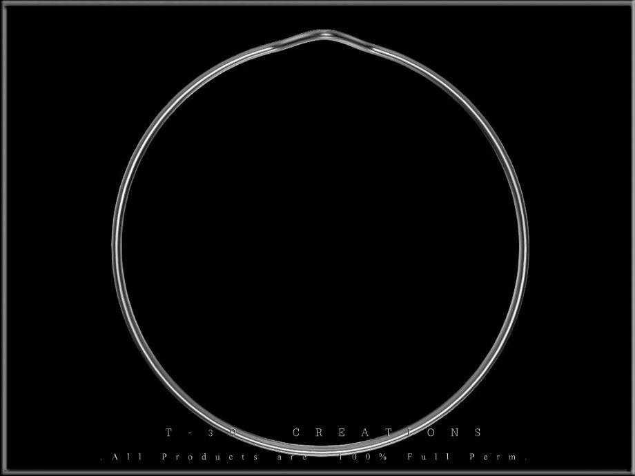 Wire Ring 03 Low-poly 3D model_6