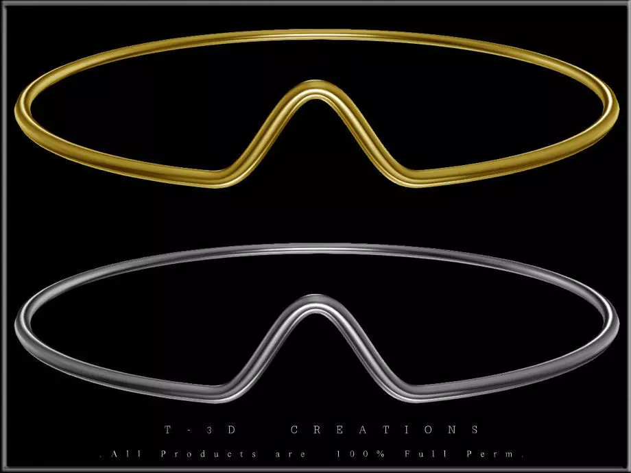 Wire Ring 03 Low-poly 3D model_0