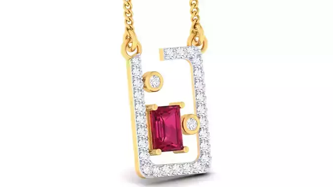 Women pendant earrings set 3dm mgx render detail 