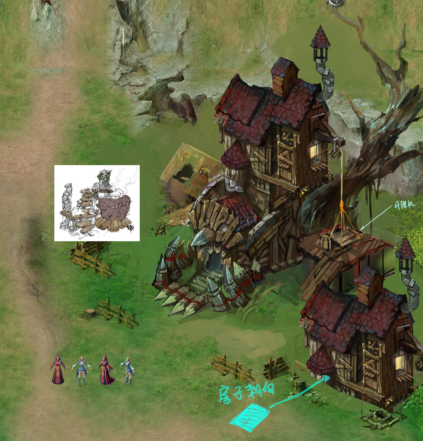 Game DN100 3D model_2