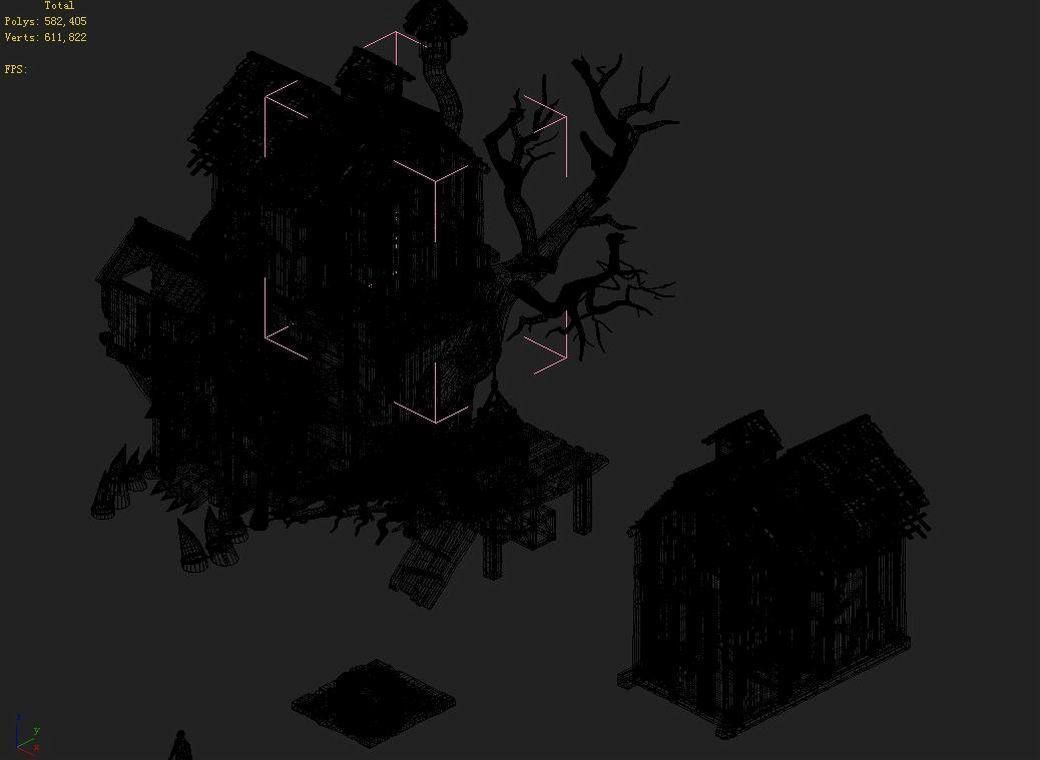 Game DN100 3D model_5