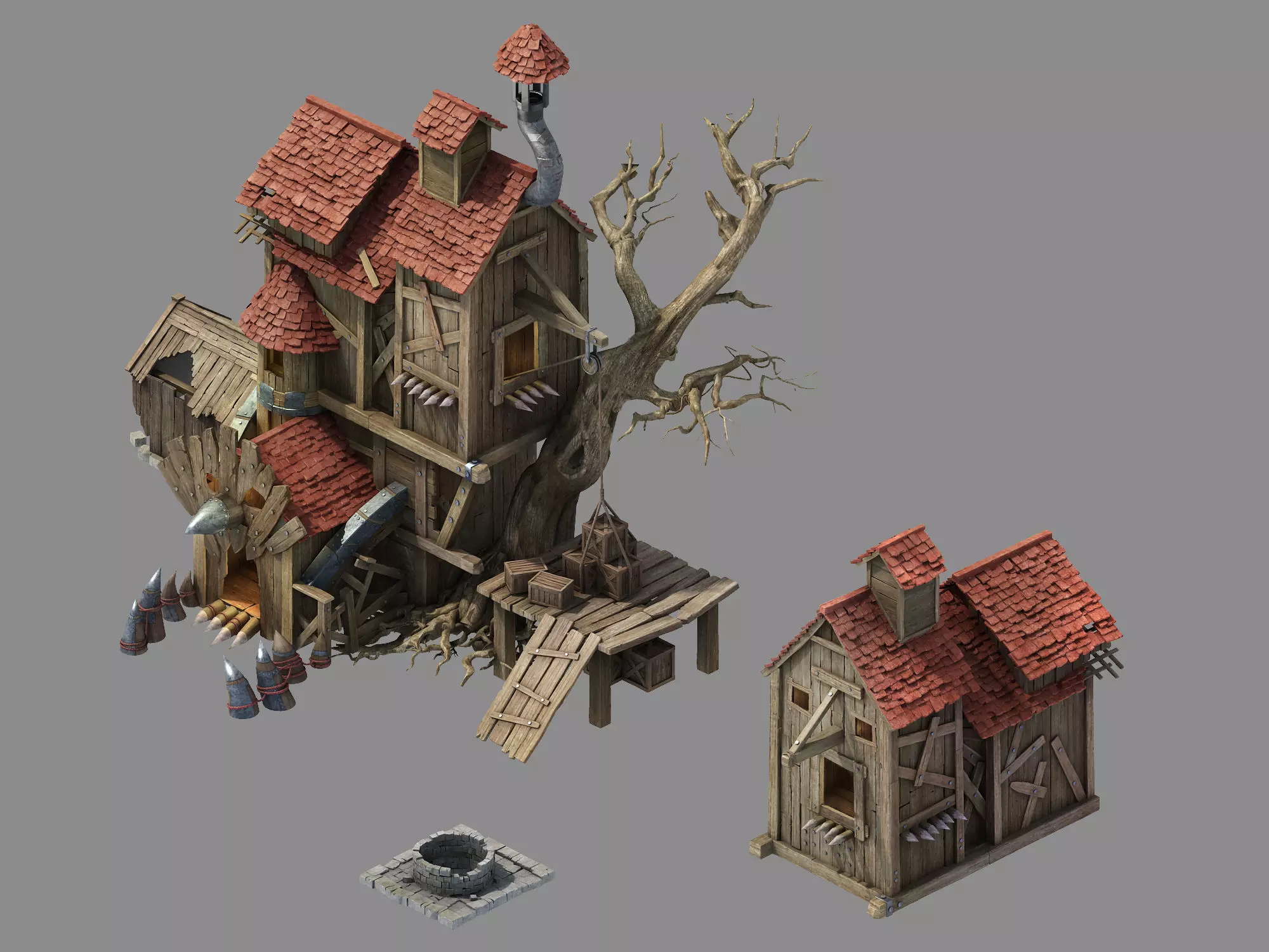 Game DN100 3D model_0