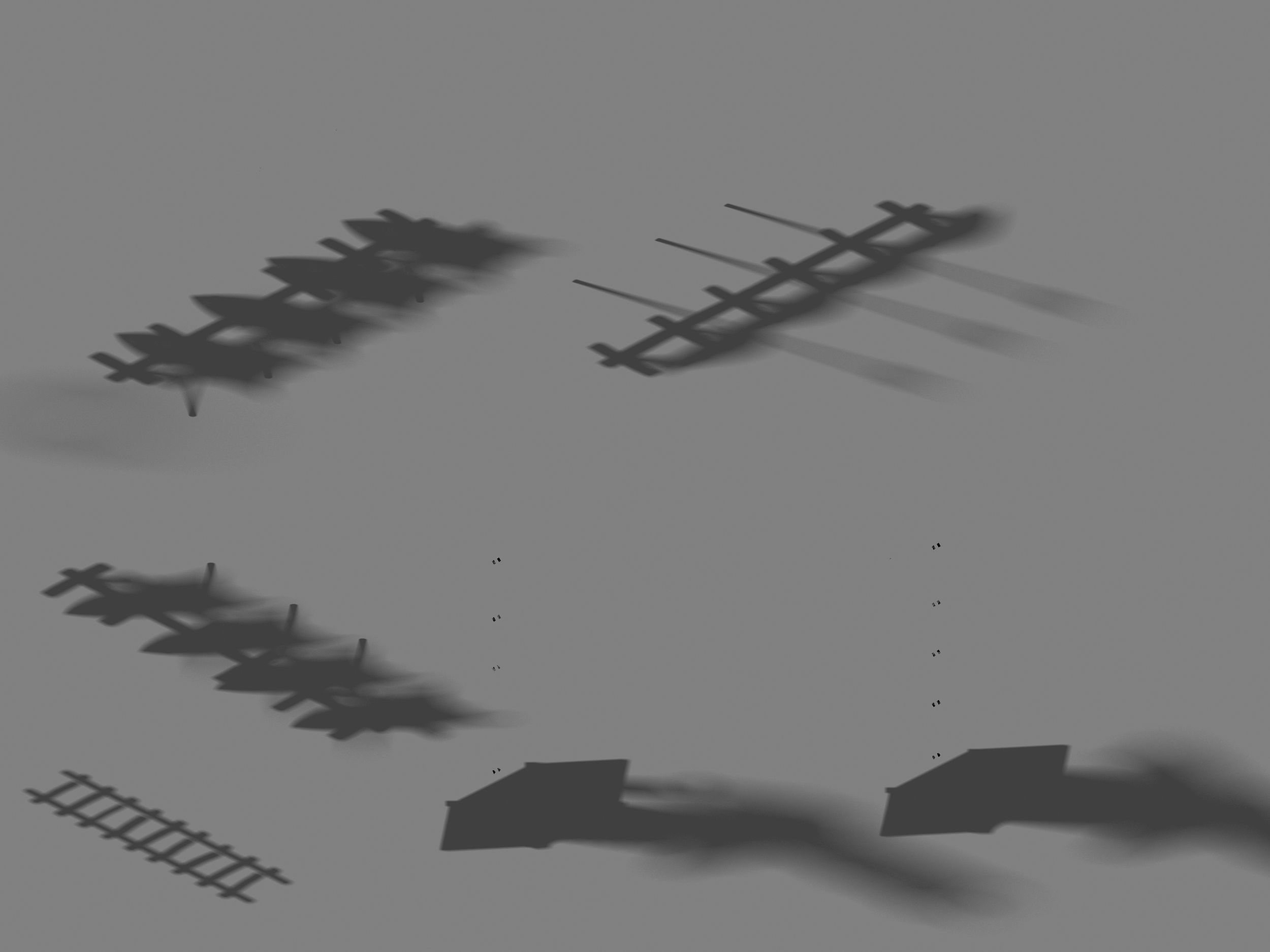 GameNagisen Grassland - Goblin Barracks Gate 01 3D model_2