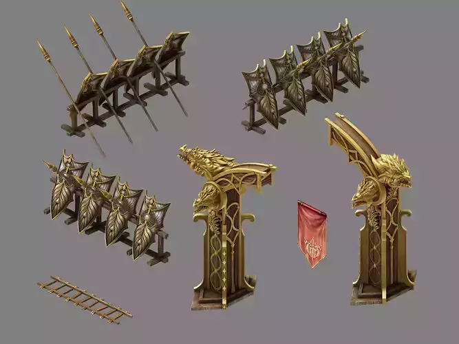 GameNagisen Grassland - Goblin Barracks Gate 01