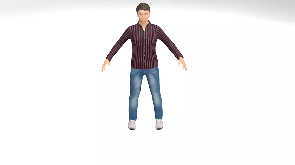 BASE HUMAN MODEL Free 3D model