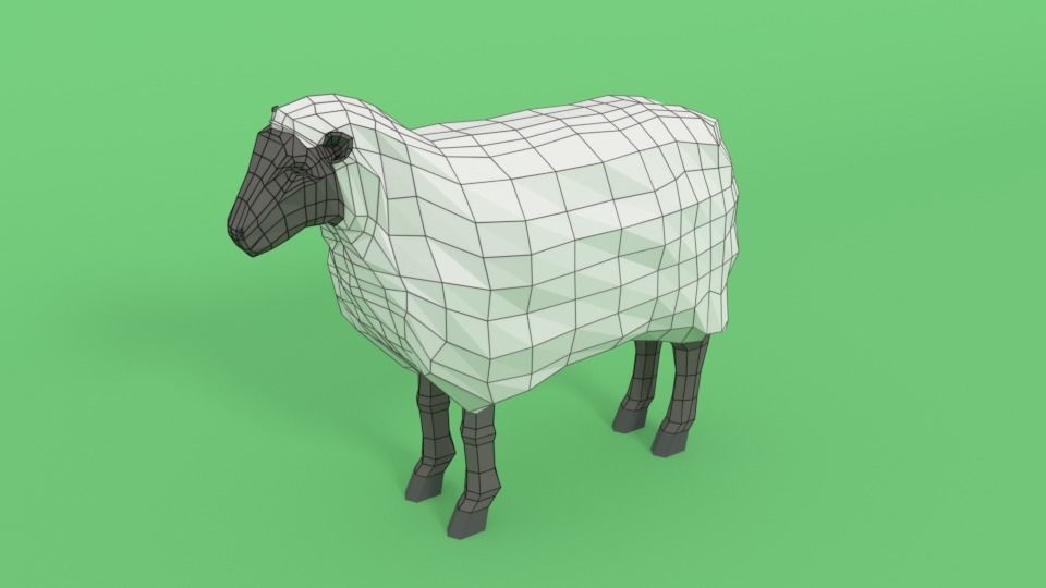 Low Poly Cartoon Domestic Animals Collection V2 _20