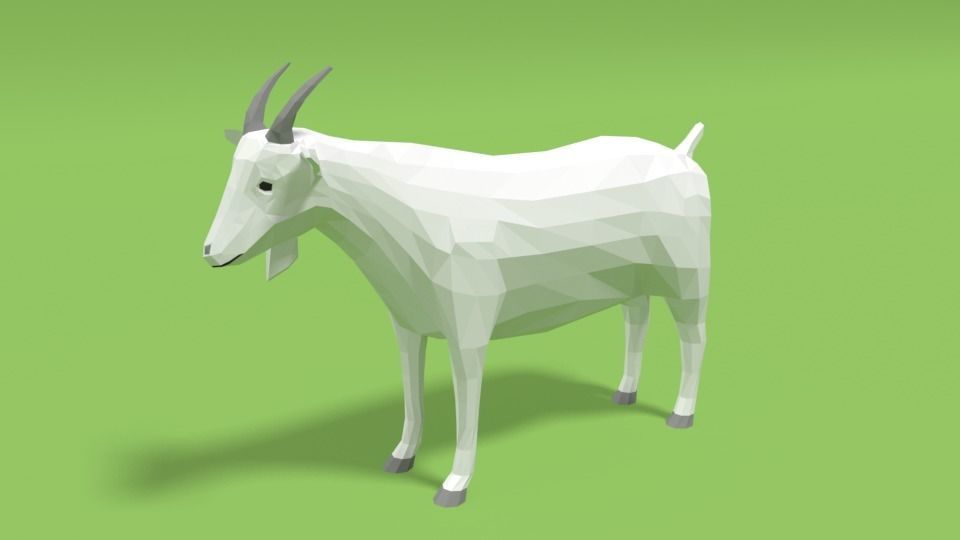 Low Poly Cartoon Domestic Animals Collection V2 _11