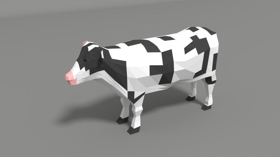 Low Poly Cartoon Domestic Animals Collection V2 _5
