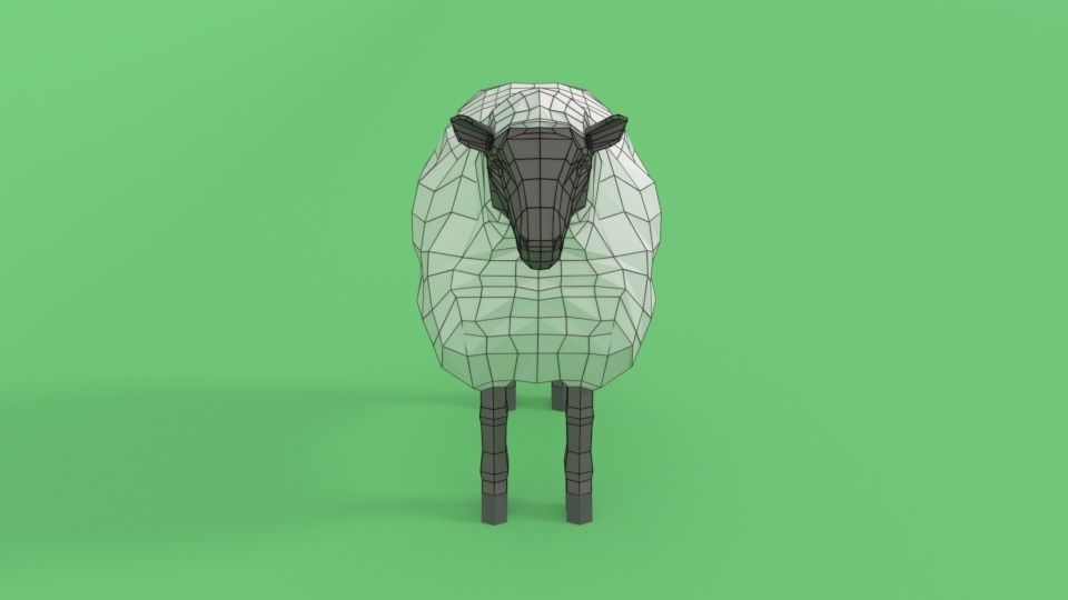 Low Poly Cartoon Domestic Animals Collection V2 _22