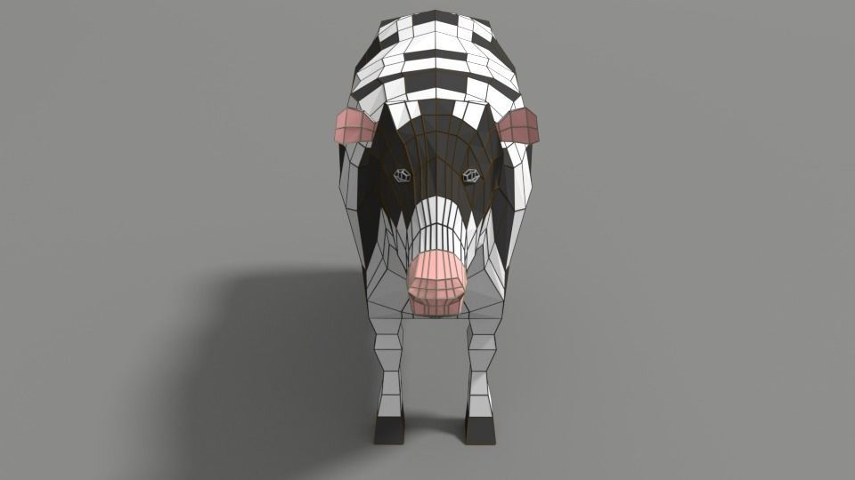 Low Poly Cartoon Domestic Animals Collection V2 _8