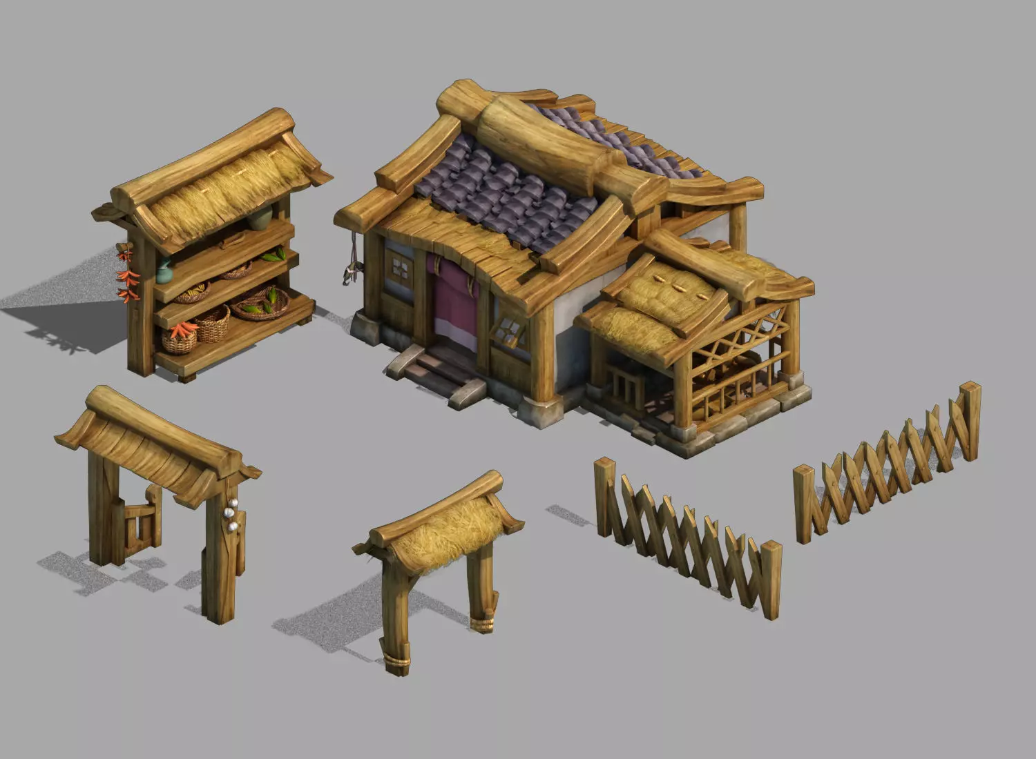 Game Southern Suburbs - Private Home 03 3D model_0