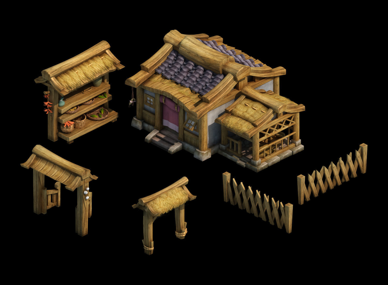 Game Southern Suburbs - Private Home 03 3D model_2