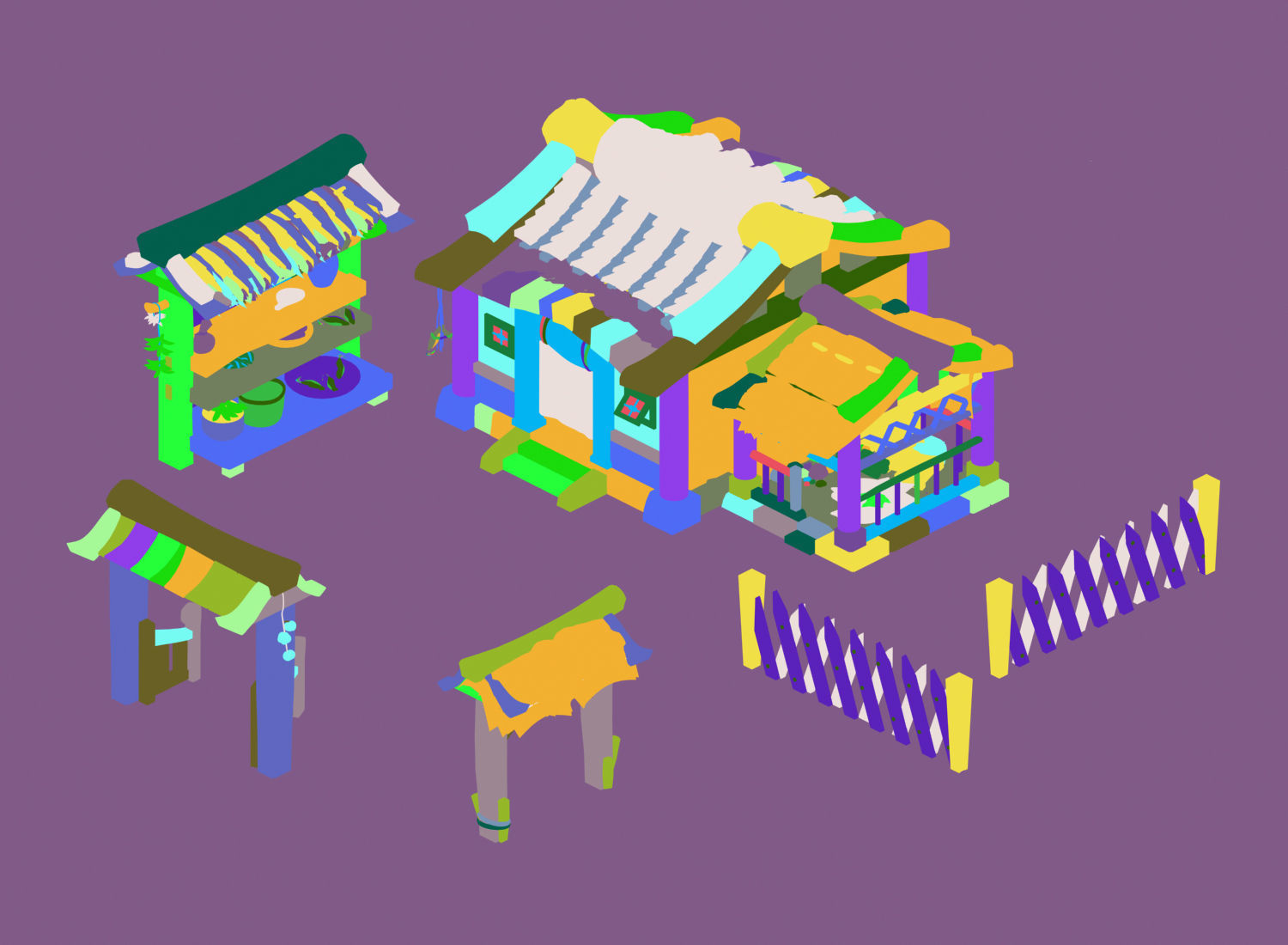 Game Southern Suburbs - Private Home 03 3D model_1