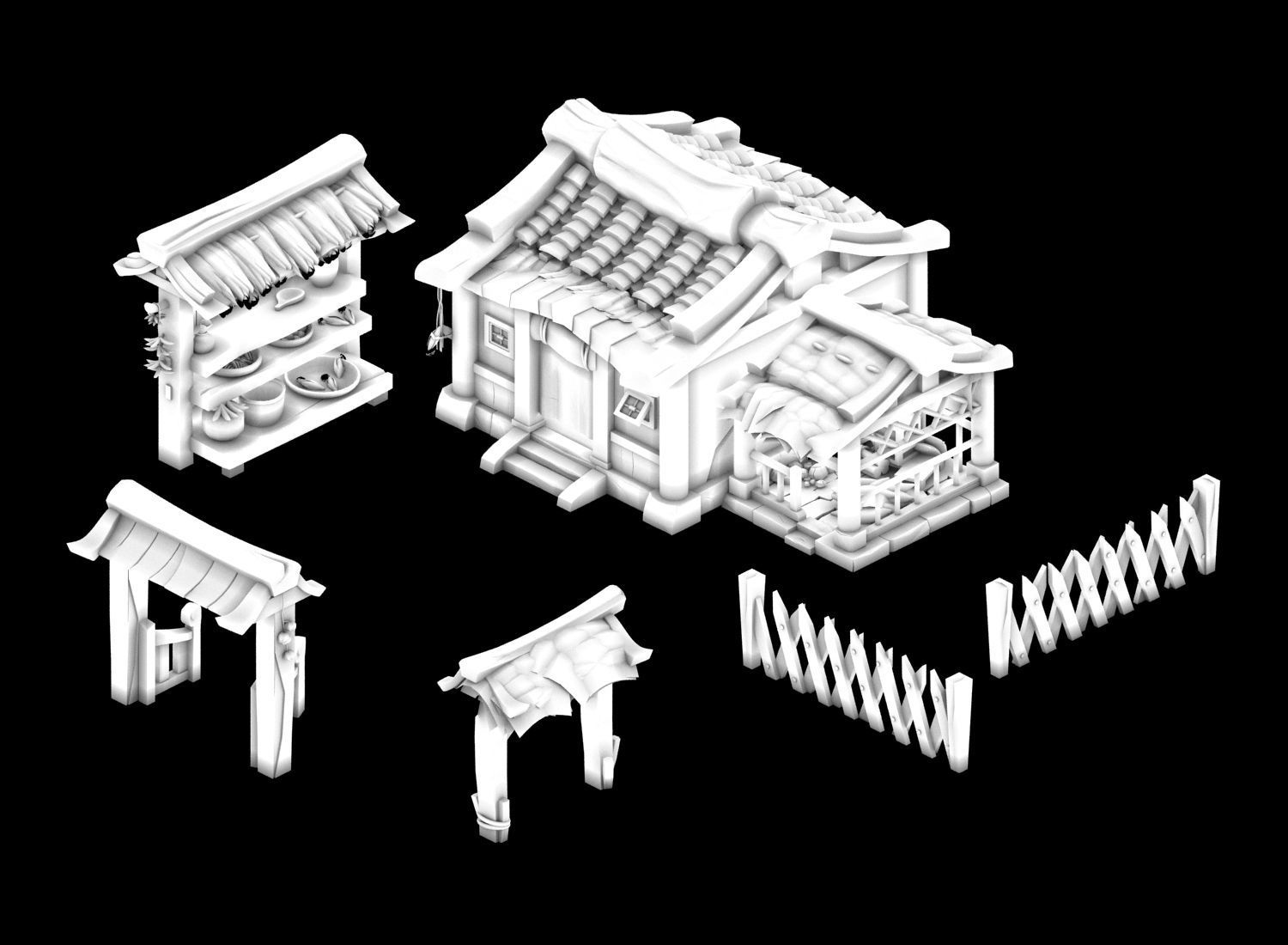 Game Southern Suburbs - Private Home 03 3D model_3