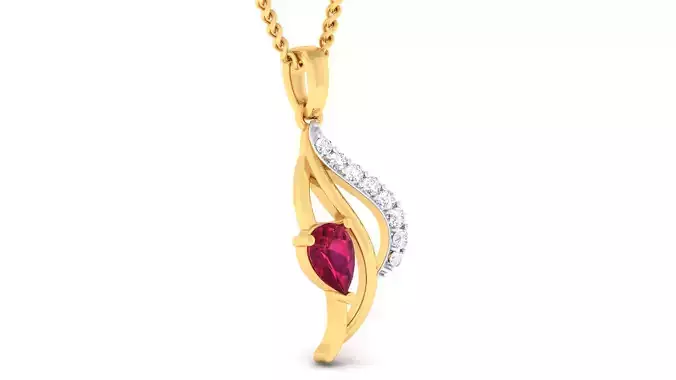 Women pendant earrings set 3dm mgx render detail 