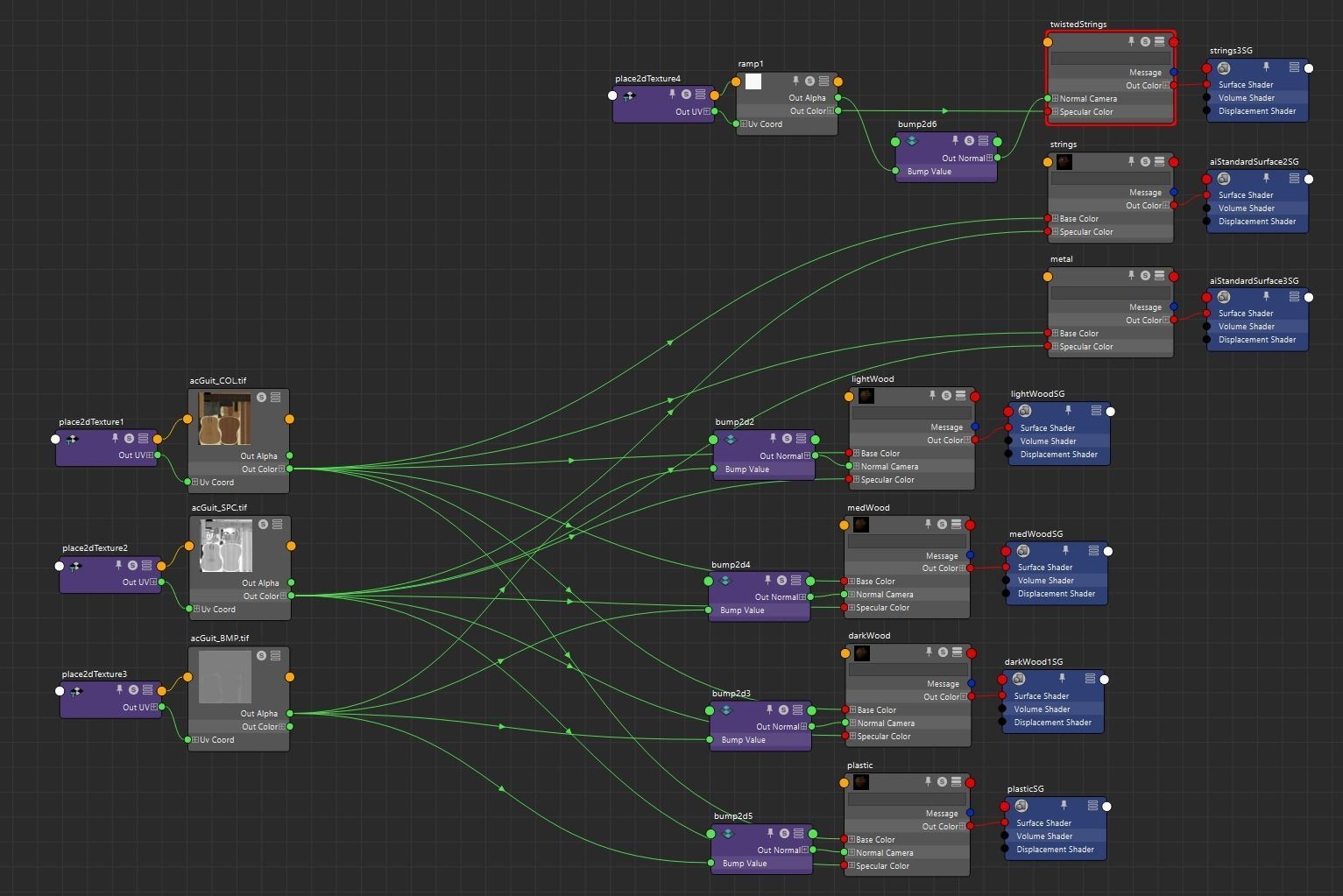 Acoustic Guitar 3D model_17
