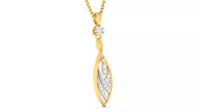 Women pendant earrings set 3dm mgx render detail 