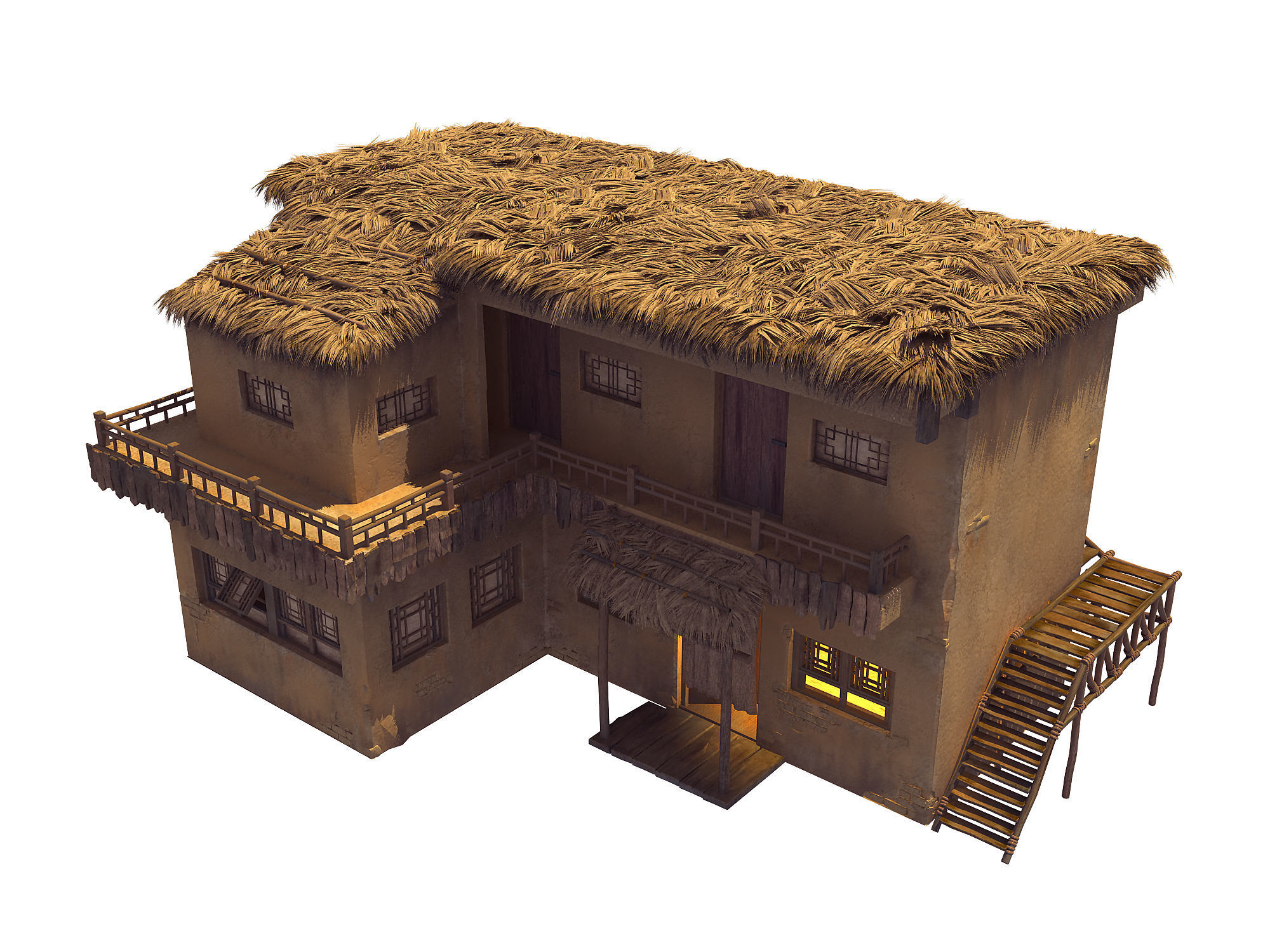 gAME Pei Cheng Building - House 02 3D model_1