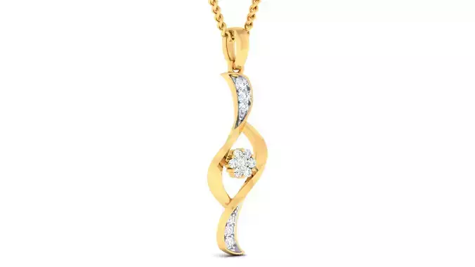 Women pendant 3dm mgx render detail 