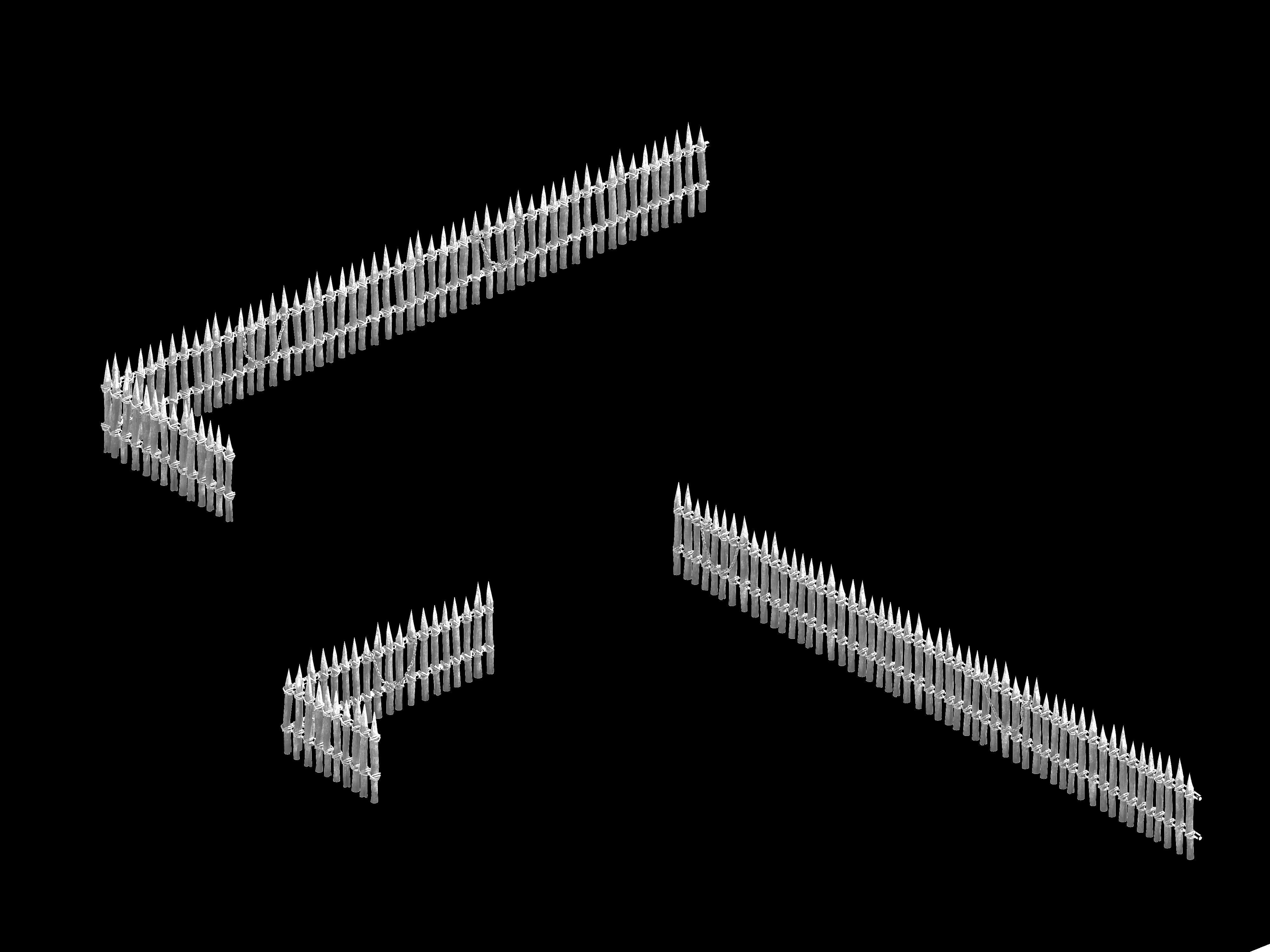 gAME Pei Cheng - Wood Wall 03 3D model_2