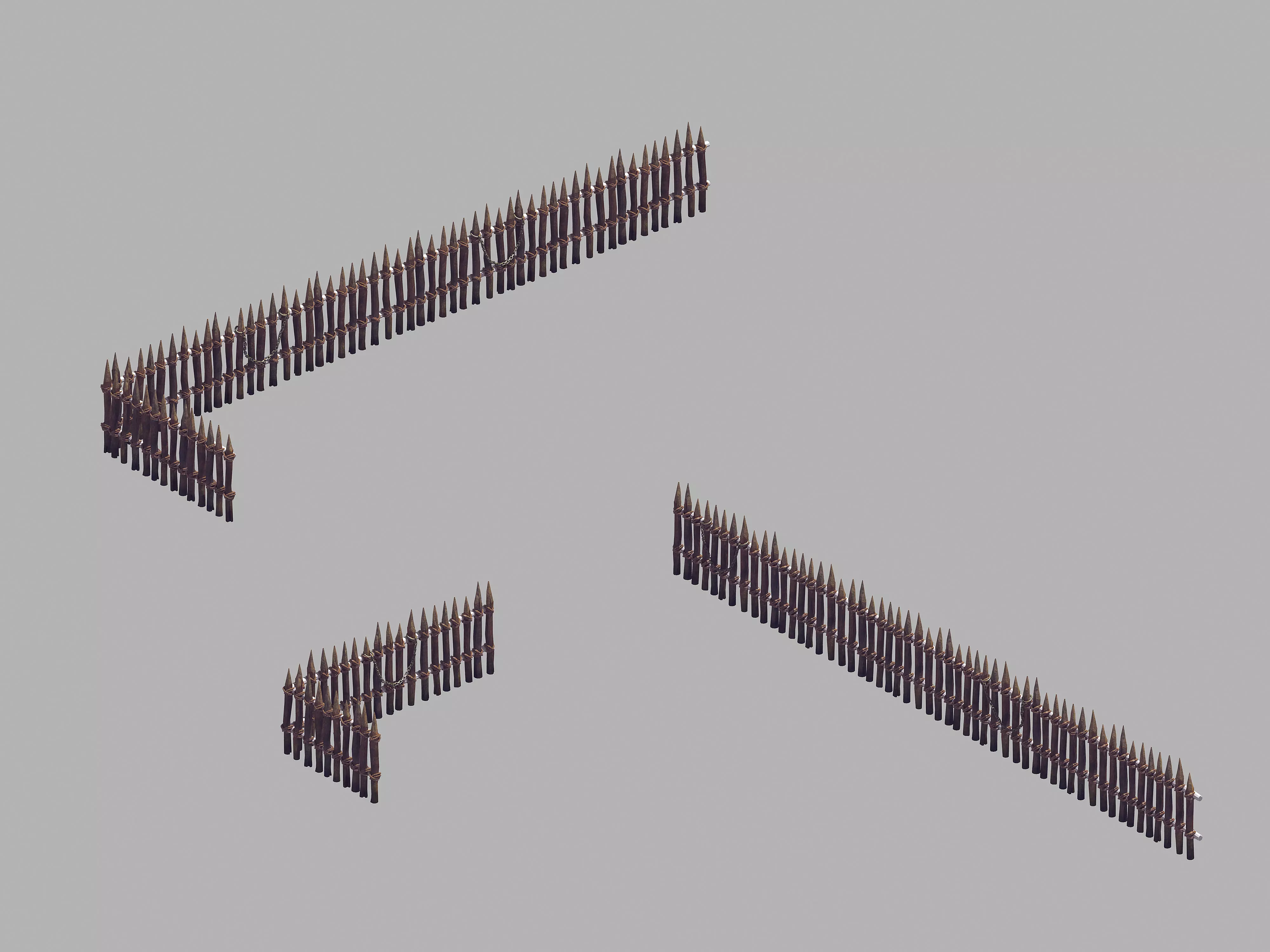 gAME Pei Cheng - Wood Wall 03 3D model_0