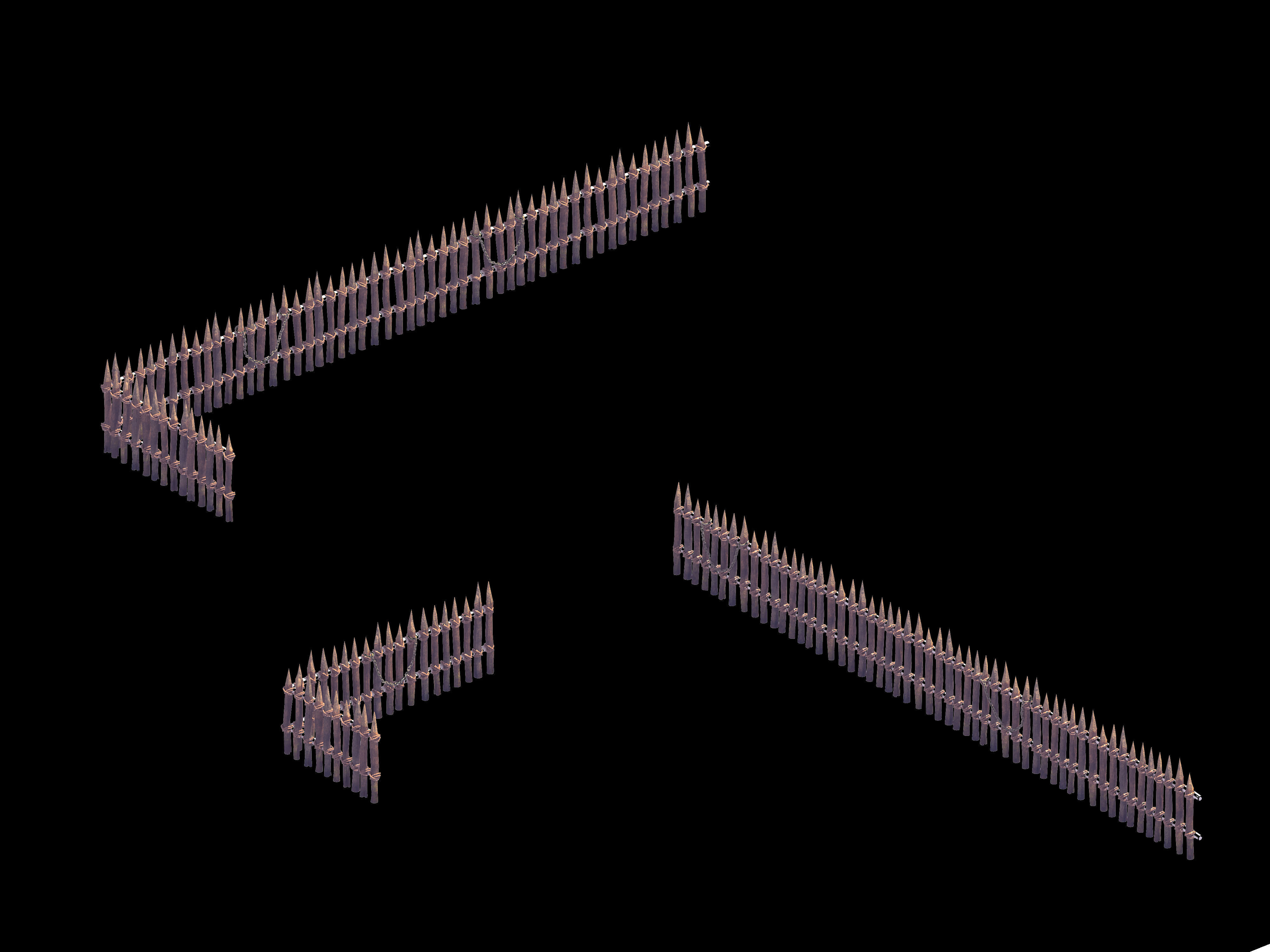 gAME Pei Cheng - Wood Wall 03 3D model_1