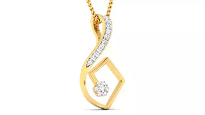 Women pendant earrings set 3dm mgx render detail 