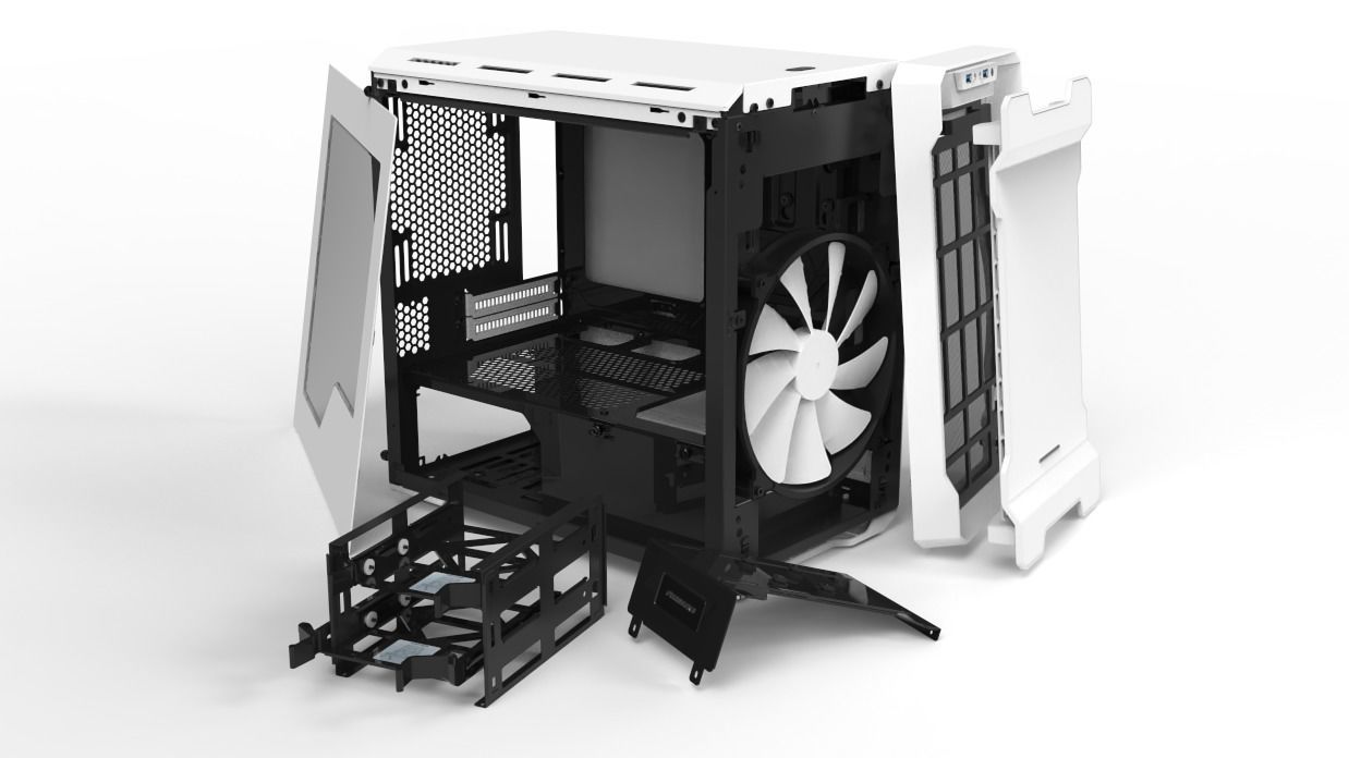 Phanteks Enthoo Evolv ITX PC Case 3D model_2