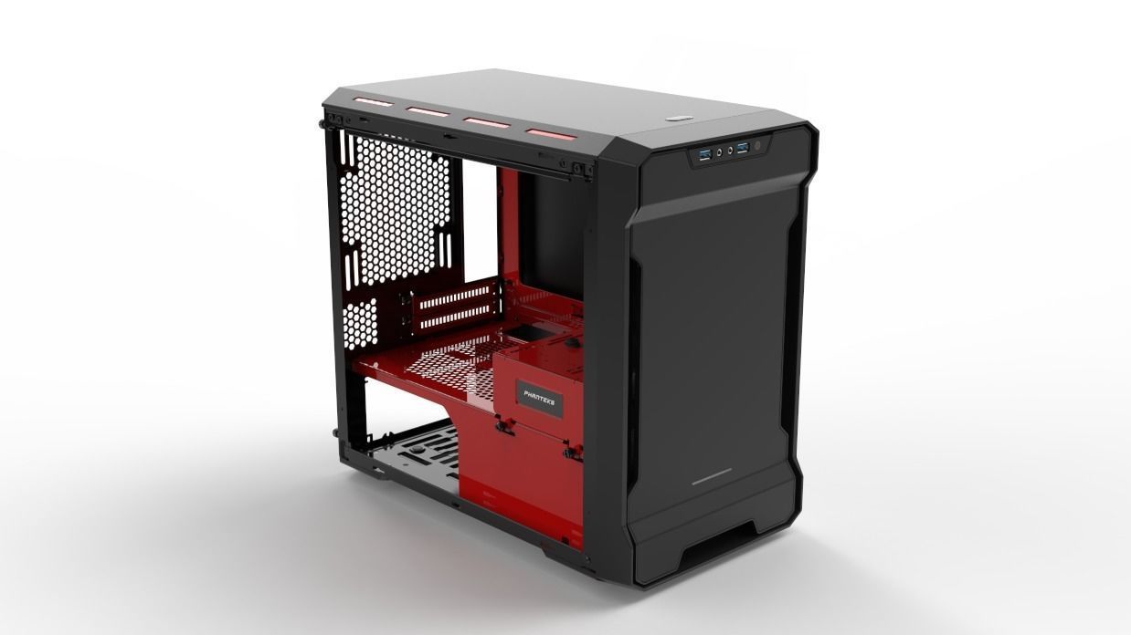 Phanteks Enthoo Evolv ITX PC Case 3D model CGTrader