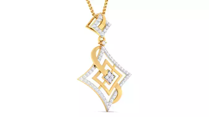 Women pendant earrings set 3dm mgx render detail 