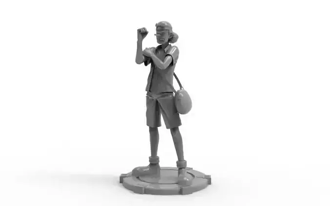 Usopp - Slow pose 3D print model