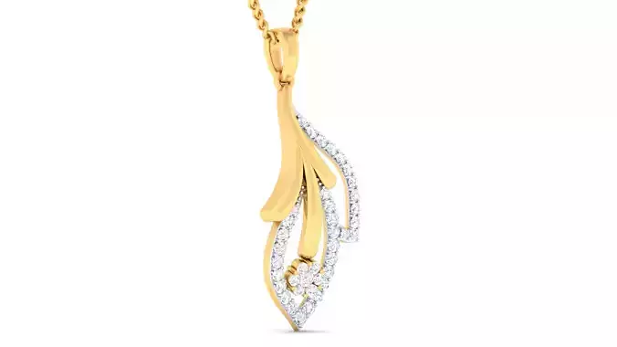 Women pendant earrings set 3dm mgx render detail 