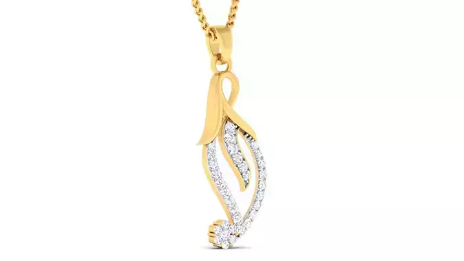 Women pendant earrings set 3dm mgx render detail 