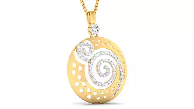 Women pendant earrings set 3dm mgx render detail 