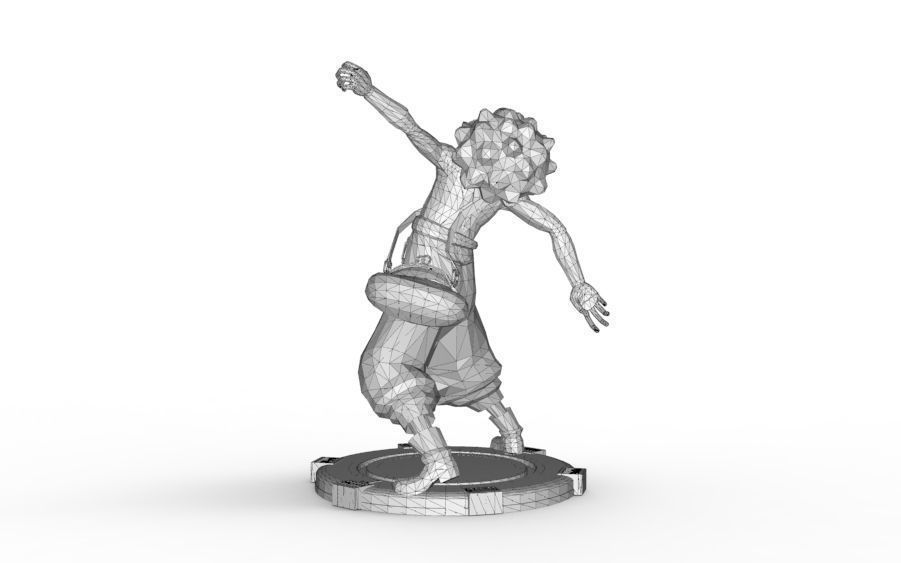 Usopp - Action Pose 3D print model_17