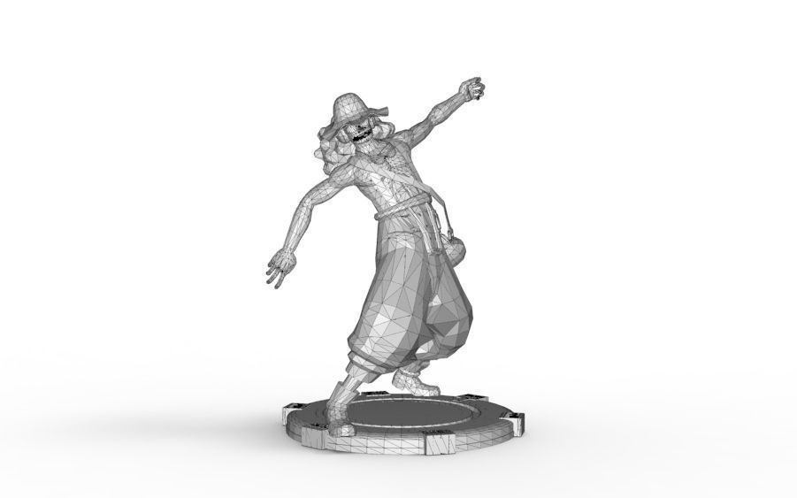 Usopp - Action Pose 3D print model_12