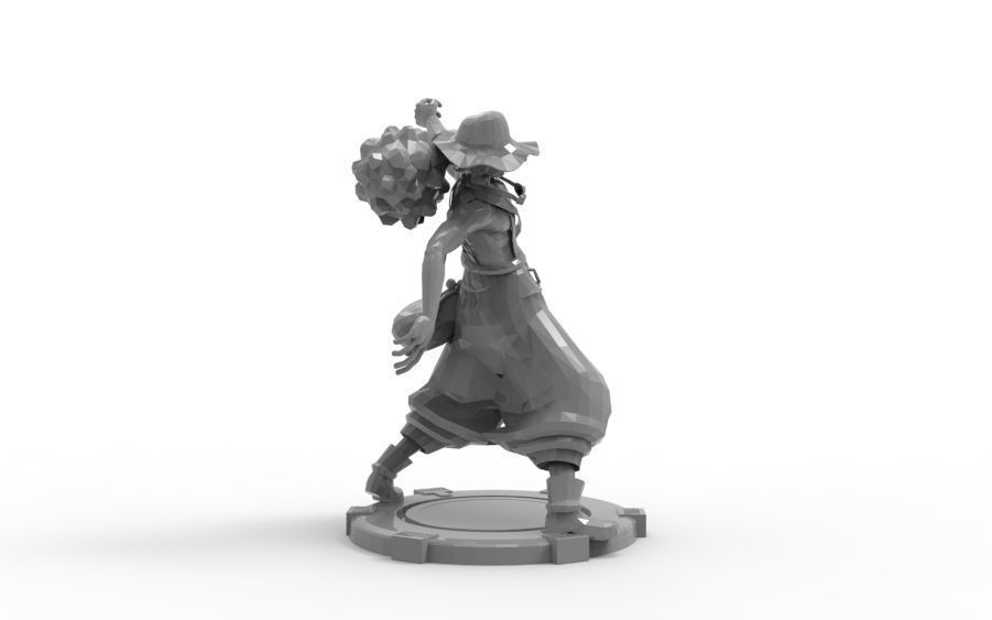 Usopp - Action Pose 3D print model_2