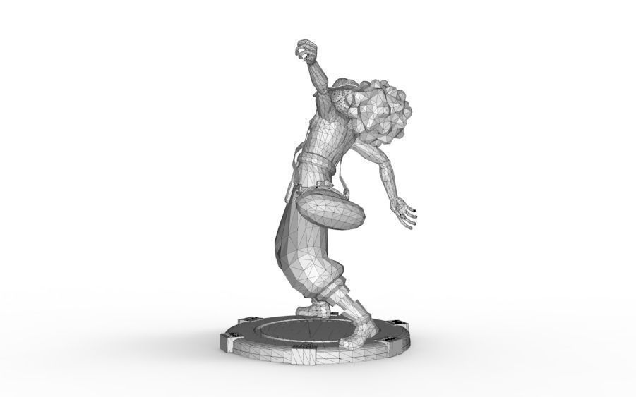 Usopp - Action Pose 3D print model_16