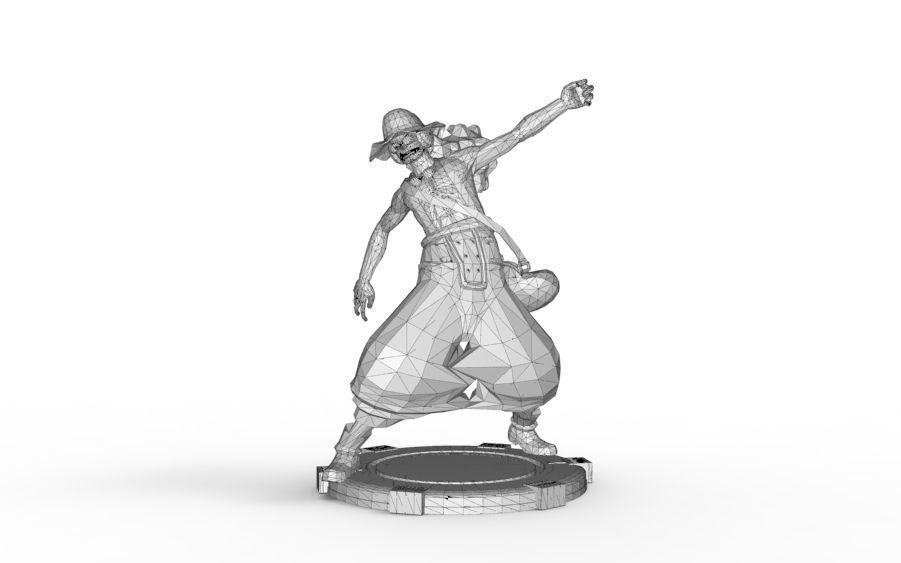 Usopp - Action Pose 3D print model_13