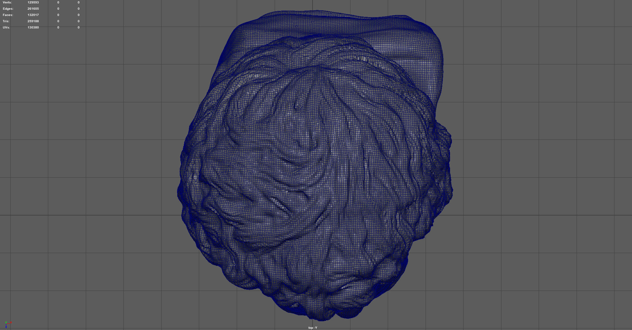 Antonio Pio Bust Low-poly 3D model_12