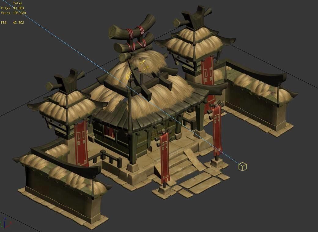 gAME Desert - Gang - Architecture 3D model_3