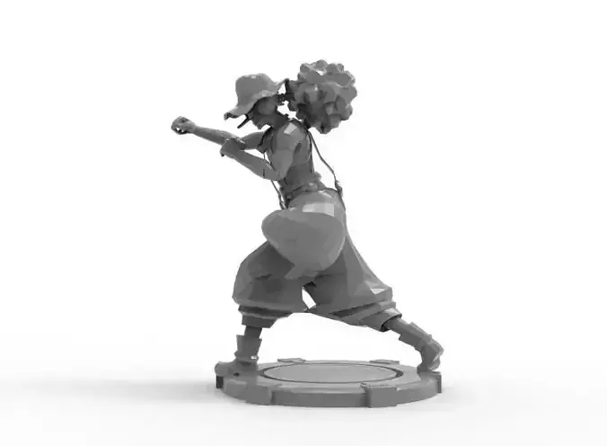 Usopp - Action Pose 3D print model