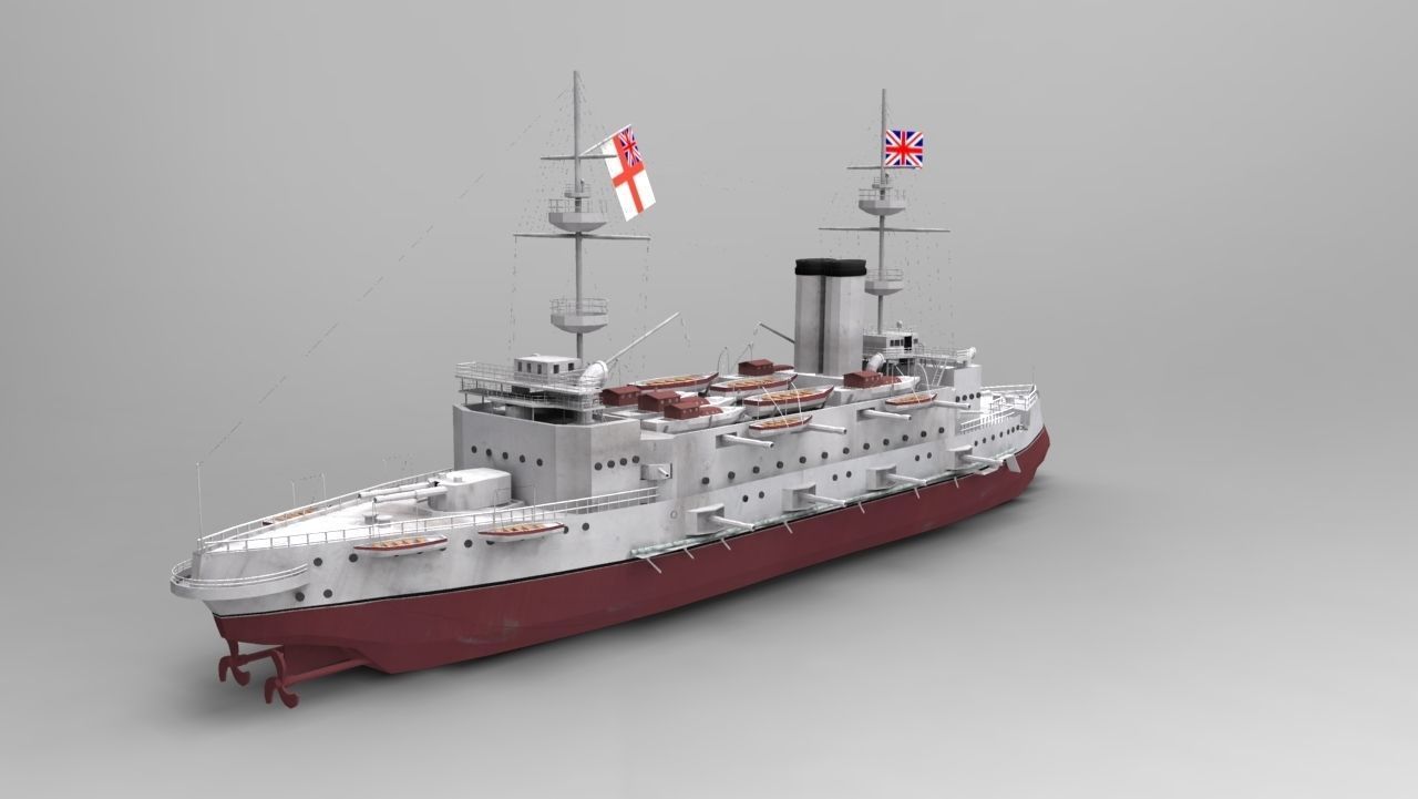 Majestic-class Battleship 3D Model 3D model_2