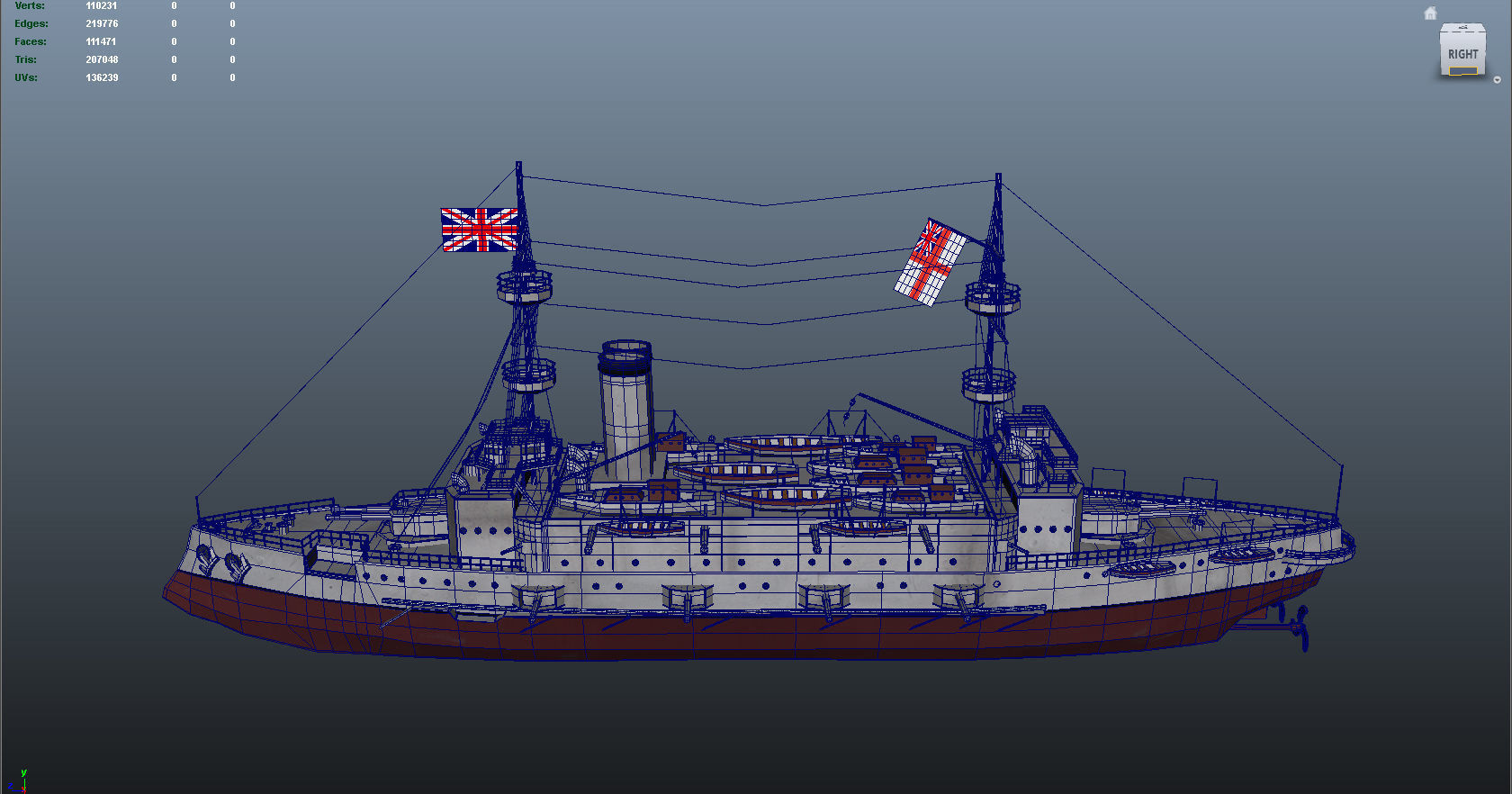 Majestic-class Battleship 3D Model 3D model_3