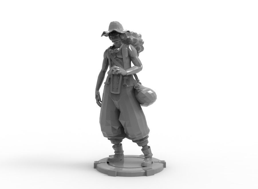 Usopp - Idle Pose 3D print model_3
