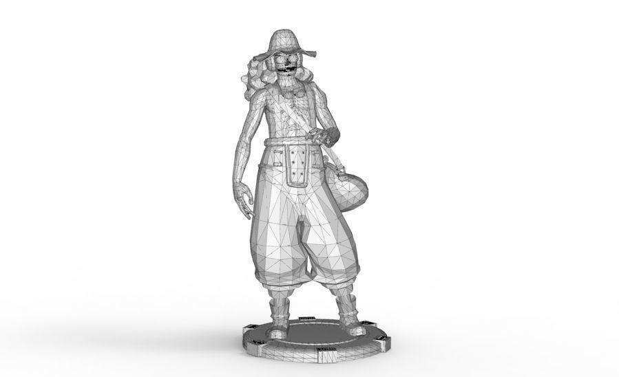 Usopp - Idle Pose 3D print model_12