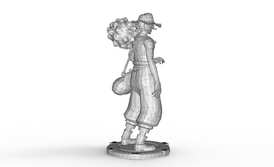 Usopp - Idle Pose 3D print model_19