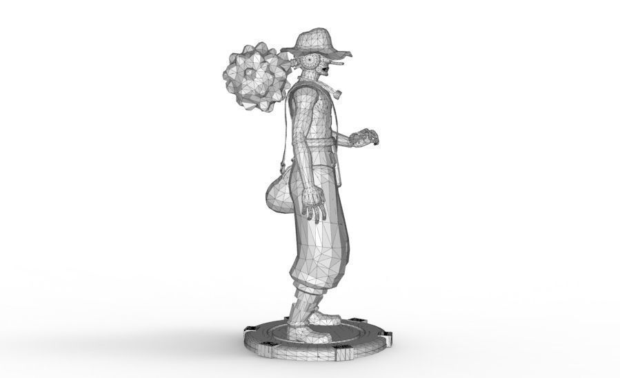 Usopp - Idle Pose 3D print model_11