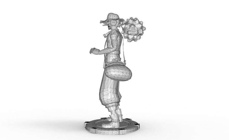 Usopp - Idle Pose 3D print model_15