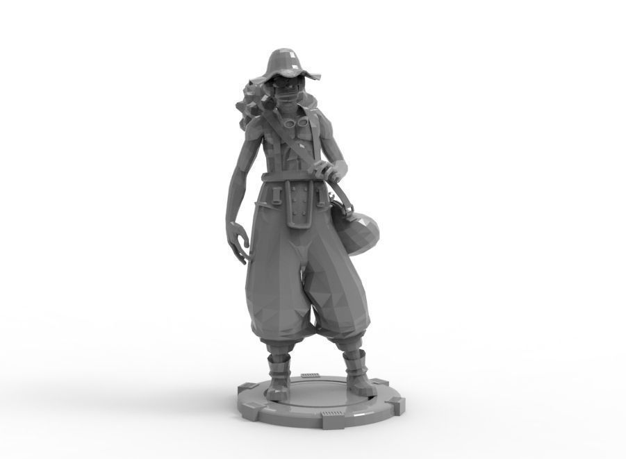 Usopp - Idle Pose 3D print model_1